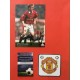 Signed Adidas Card by John Curtis the Manchester United footballer. 